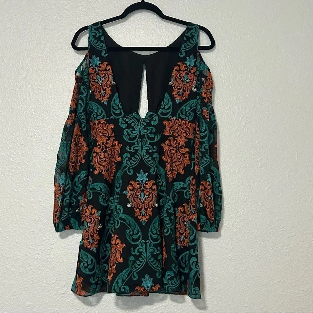 Free People Want to Want Me Embroidered Dress